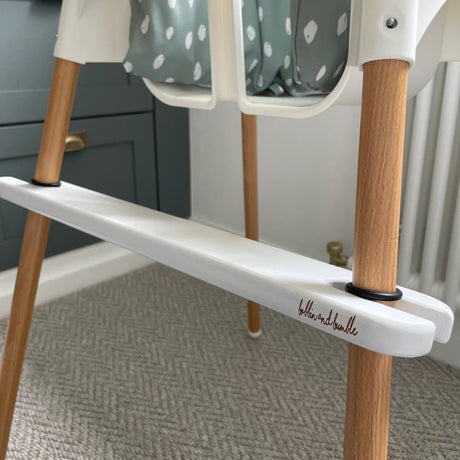 Adjustable Bamboo Footrest for IKEA Antilop Highchair | Baby Footrest | Bobbin and Bumble