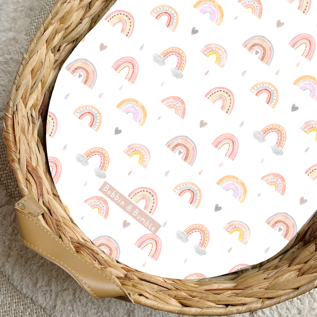 Beau Rainbow PVC Changing Basket Liner | Bobbin and Bumble | Bobbin and Bumble.