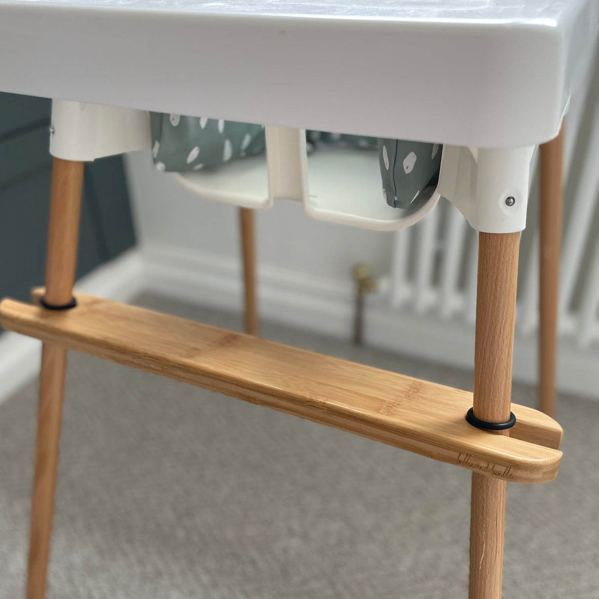 IKEA Highchair Footrest - Bamboo Wood