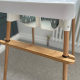 IKEA Highchair Footrest - Bamboo Wood