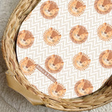 Leo Lion Head PVC Changing Basket Liner | Bobbin and Bumble | Bobbin and Bumble.