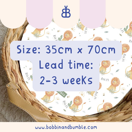 Roary Lion PVC Changing Basket Liner | Bobbin and Bumble | Bobbin and Bumble.