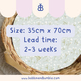 Baby’s Breath Flowers PVC Changing Basket Liner | Bobbin and Bumble | Bobbin and Bumble.