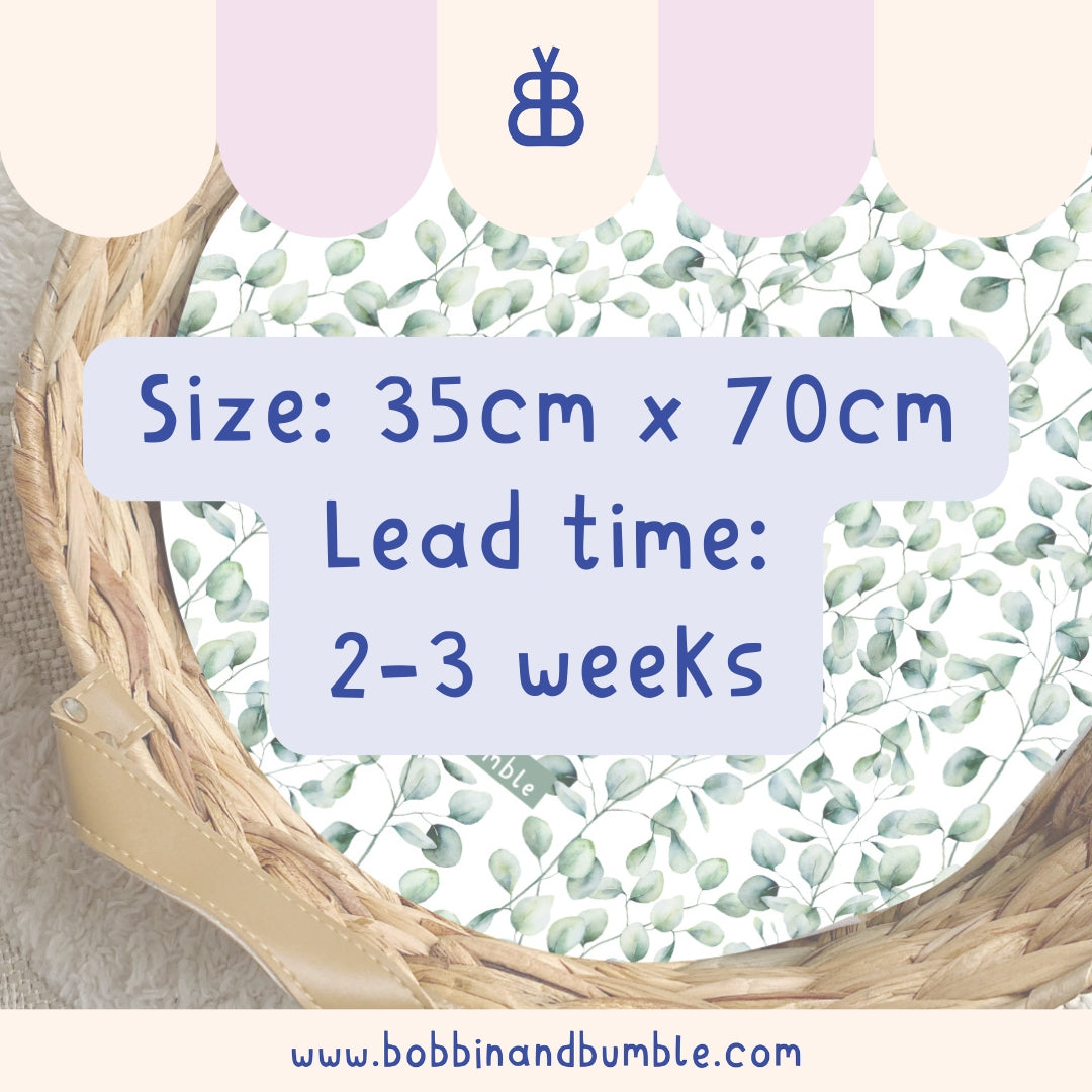 Eucalyptus PVC Changing Basket Liner | Bobbin and Bumble | Bobbin and Bumble.