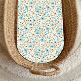 Basket Changing Mat - Blue Floral Print | Bobbin and Bumble.