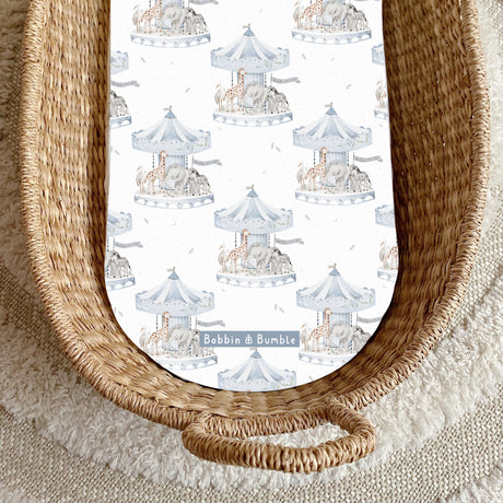 Carousel PVC Changing Basket Liner | Bobbin and Bumble | Bobbin and Bumble.