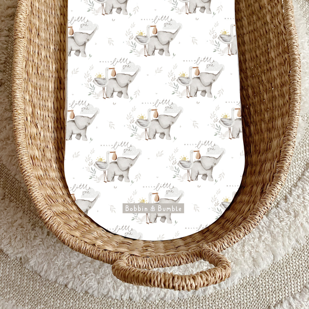 Hello Little One PVC Changing Basket Liner | Bobbin and Bumble | Bobbin and Bumble.