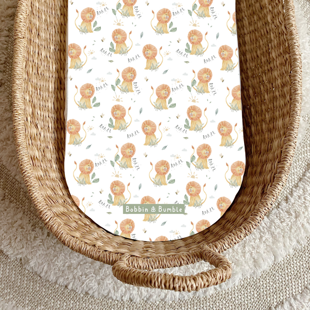 Roary Lion PVC Changing Basket Liner | Bobbin and Bumble | Bobbin and Bumble.