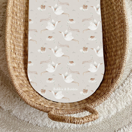 Welcome Baby PVC Changing Basket Liner | Bobbin and Bumble