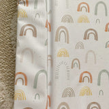 Deluxe Baby Changing Mat - Abstract Rainbow Print | Bobbin and Bumble.