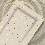 Deluxe Baby Changing Mat - Bee Print | Bobbin and Bumble.