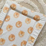 Deluxe Baby Changing Mat - Leo Lion Print | Bobbin and Bumble.