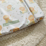 Deluxe Baby Changing Mat - Roary Lion Print | Bobbin and Bumble.