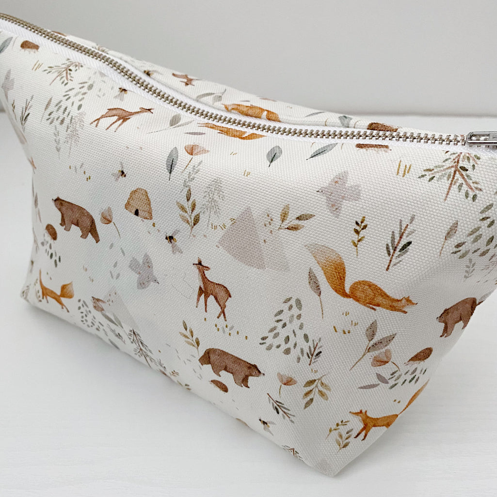 Nappy Wallet - Woodland Animal Print | Bobbin and Bumble.