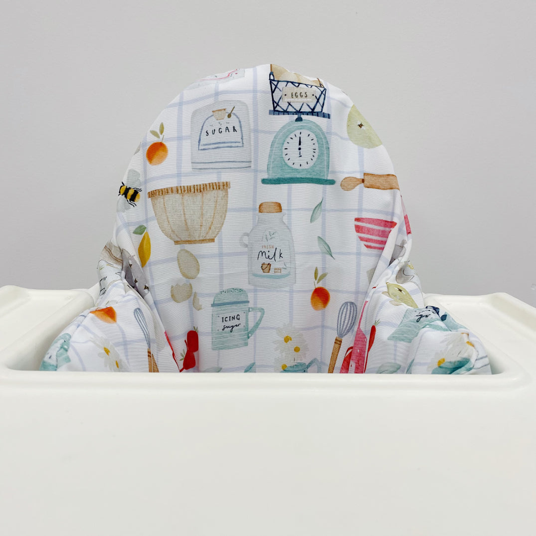 IKEA High Chair Cushion Cover - Baking with Mummy | Bobbin and Bumble.