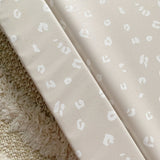 Deluxe Baby Changing Mat - Sand Animal Print | Bobbin and Bumble.