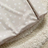 Deluxe Baby Changing Mat - Sand Animal Print | Bobbin and Bumble.