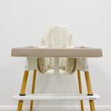 IKEA High Chair Cushion Cover - Cream Daisy Print | Bobbin and Bumble.