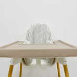 IKEA High Chair Cushion Cover - Beige Leaf | Bobbin and Bumble.