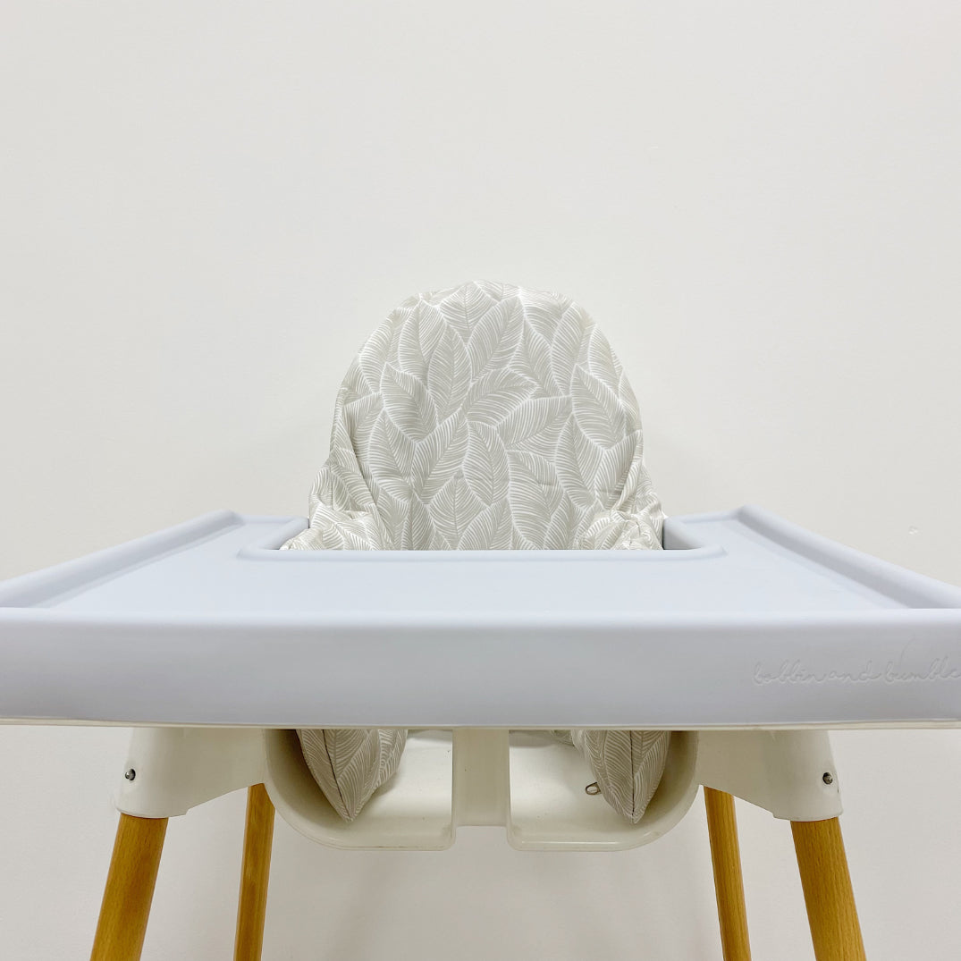 IKEA High Chair Cushion Cover - Beige Leaf | Bobbin and Bumble.