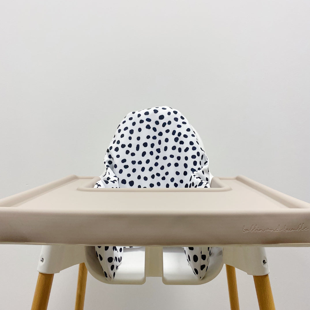 IKEA Highchair Cushion Cover - Dalmatian Spotty Print