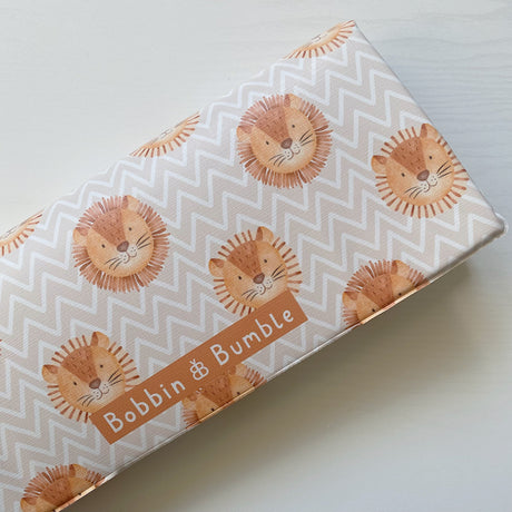 Folding Baby Changing Mat - Leo Lion | Bobbin and Bumble.