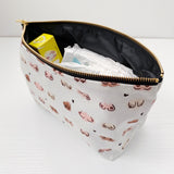 Zip-up nappy wallet - Boobies Print | Bobbin and Bumble.