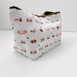 Zip-up nappy wallet - Boobies Print | Bobbin and Bumble.