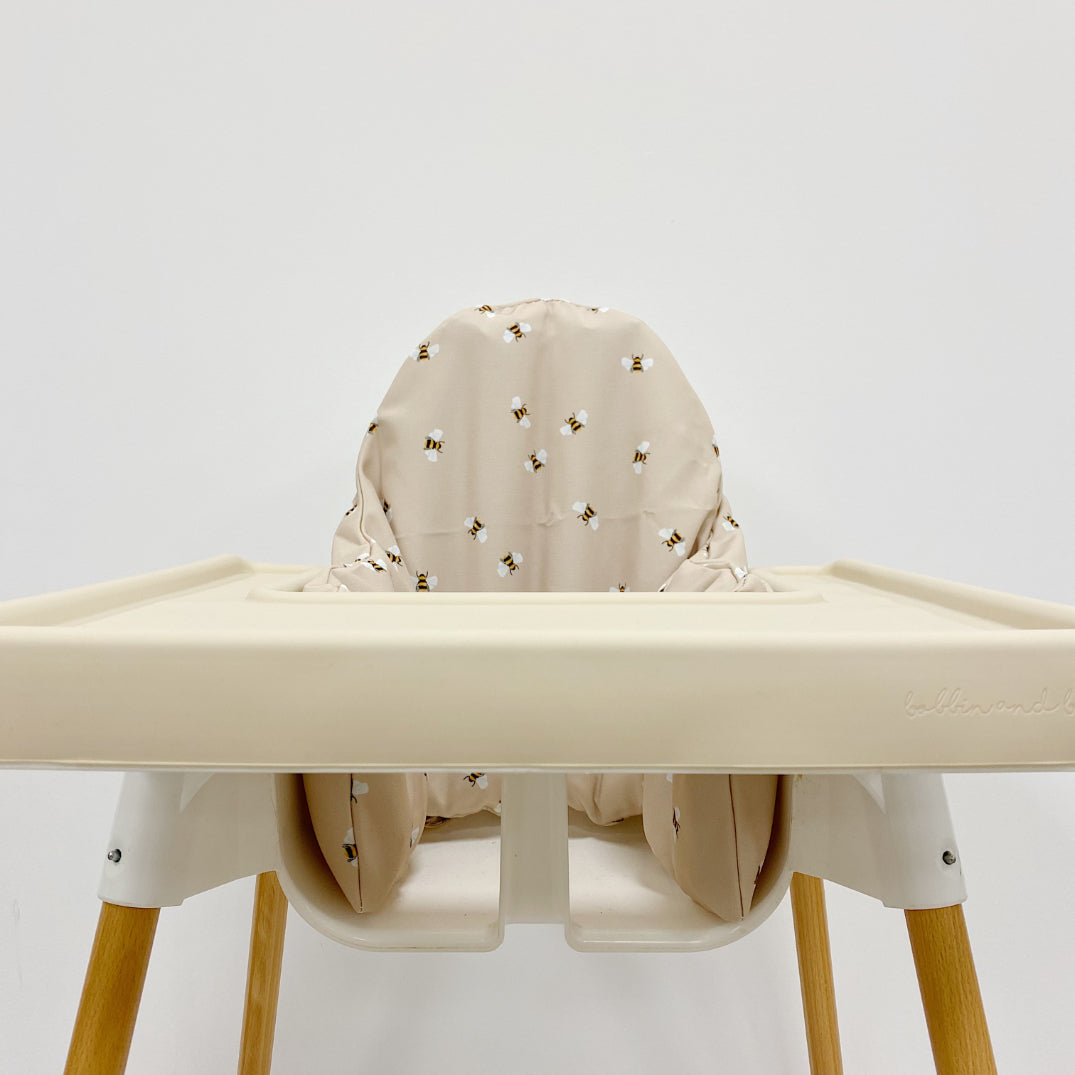 IKEA High Chair Cushion Cover - Bee Print | Bobbin and Bumble.