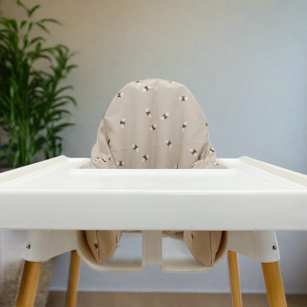 IKEA High Chair Cushion Cover - Bee Print | Bobbin and Bumble.