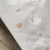 Anti-Roll Wedge Baby Changing Mat - Welcome Baby Print | Bobbin and Bumble.