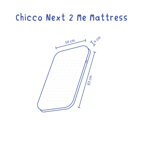 Chicco Next2Me Mattress – Nursery Grade Foam with Organic Cotton Cover | Bobbin and Bumble.