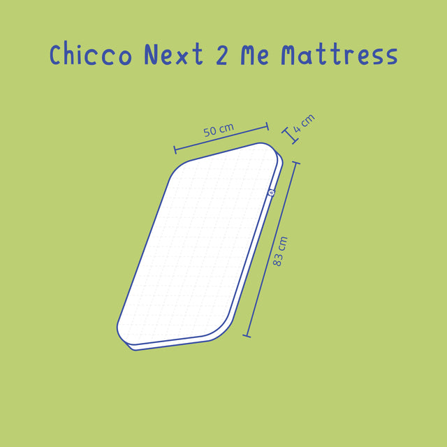 Chicco Next2Me Mattress – Nursery Grade Foam with Organic Cotton Cover | Bobbin and Bumble.