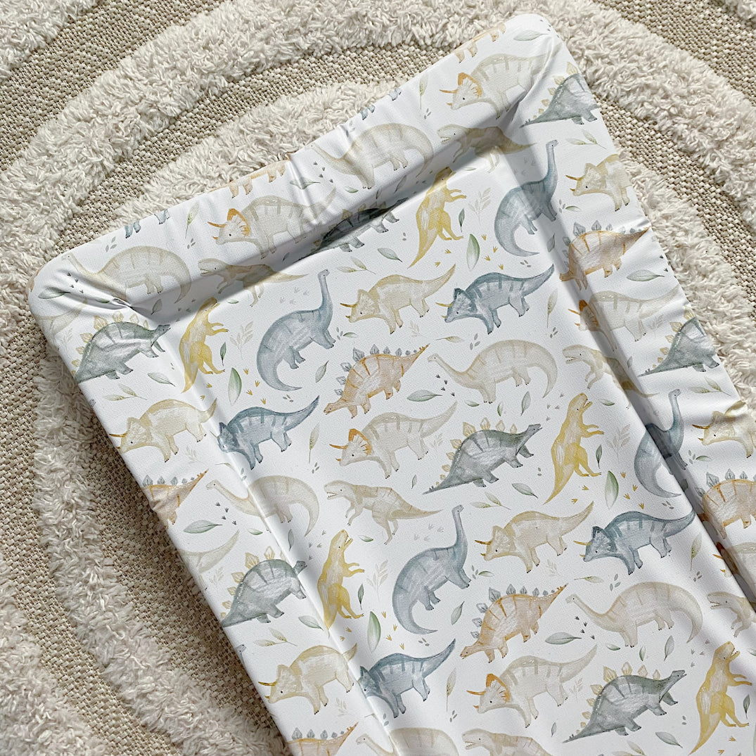 Deluxe Baby Changing Mat - Dinosaur Print | Bobbin and Bumble.