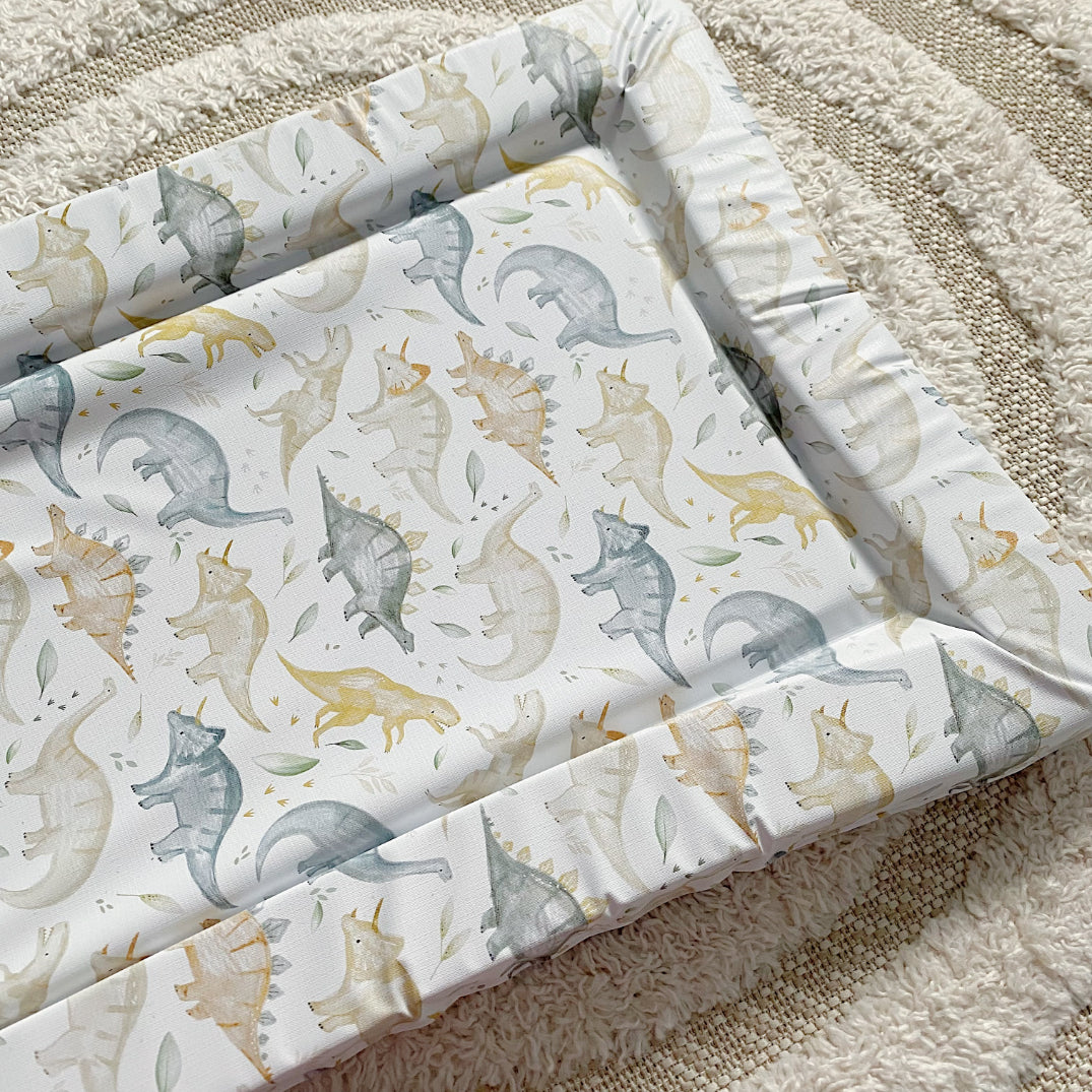 Deluxe Baby Changing Mat - Dinosaur Print | Bobbin and Bumble.