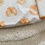 Deluxe Baby Changing Mat - Leo Lion Print | Bobbin and Bumble.