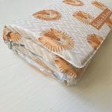 Folding Baby Changing Mat - Leo Lion | Bobbin and Bumble.