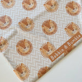 Folding Baby Changing Mat - Leo Lion | Bobbin and Bumble.