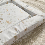 Deluxe Baby Changing Mat - Woodland Animals Print | Bobbin and Bumble.