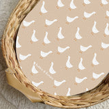 Splash White Goose PVC Changing Basket Liner | Bobbin and Bumble | Bobbin and Bumble.