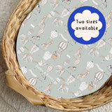 Blue Hot Air Balloons PVC Changing Basket Liner | Bobbin and Bumble | Bobbin and Bumble.