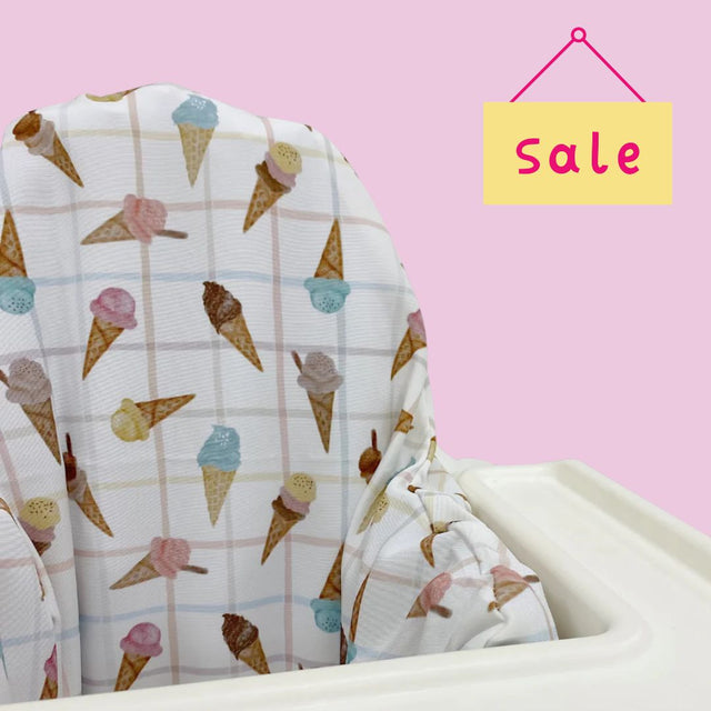 IKEA High Chair Cushion Cover - Ice Cream Parlour | Bobbin and Bumble.