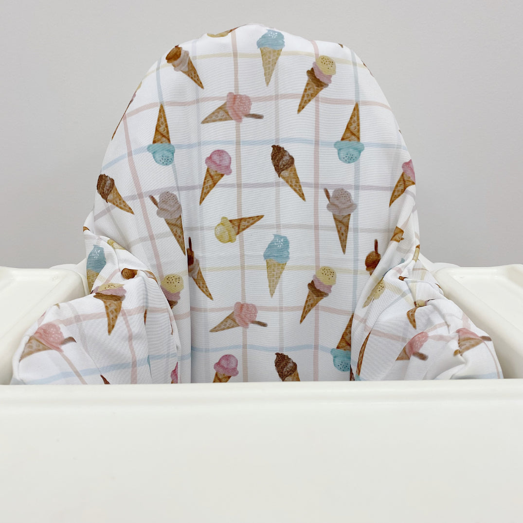 IKEA High Chair Cushion Cover - Ice Cream Parlour | Bobbin and Bumble.