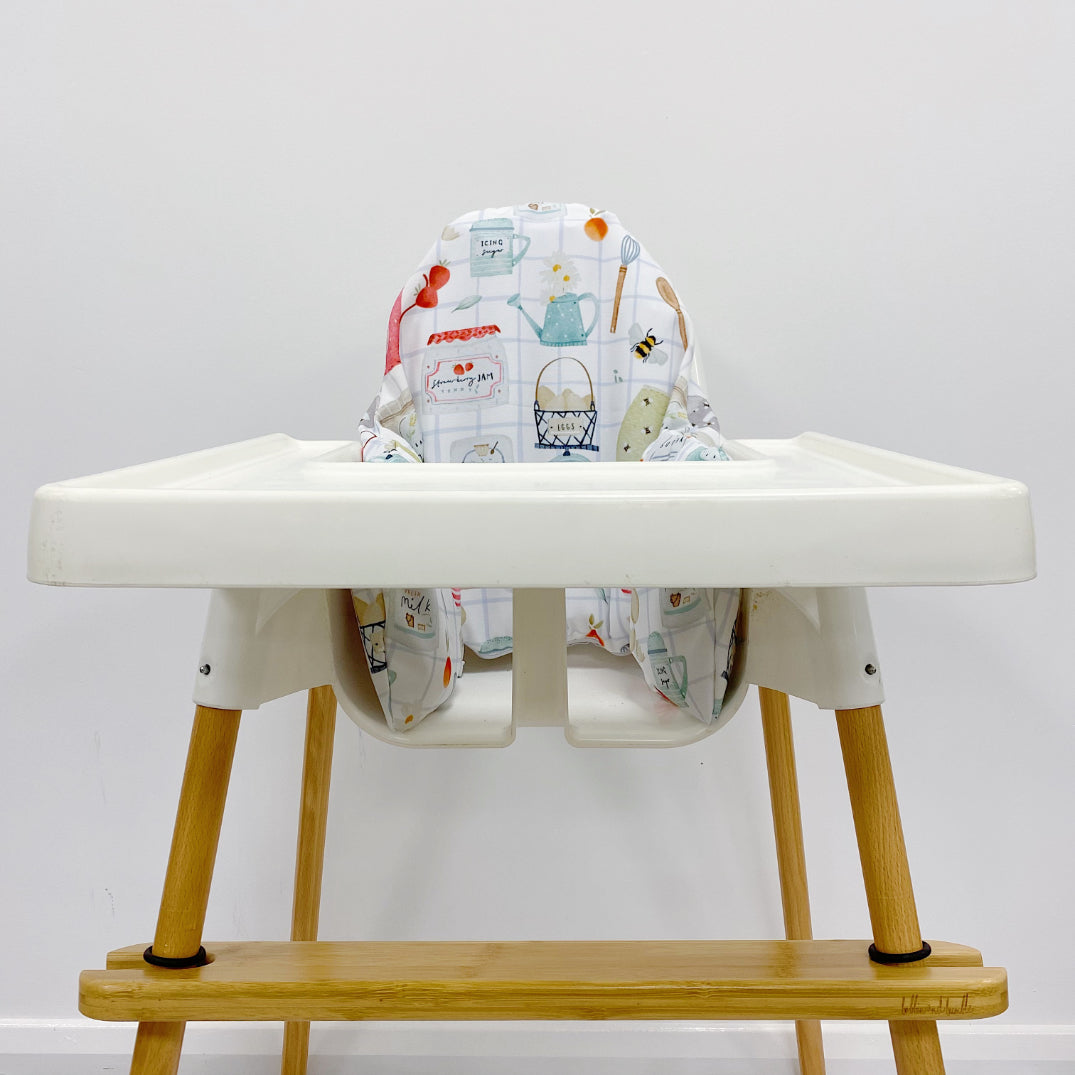 IKEA High Chair Cushion Cover - Baking with Mummy | Bobbin and Bumble.