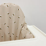 IKEA High Chair Cushion Cover - Bee Print | Bobbin and Bumble.