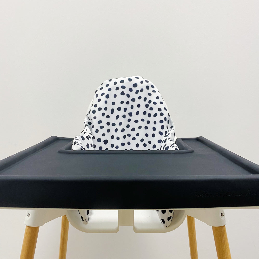 IKEA Highchair Cushion Cover - Dalmatian Spotty Print