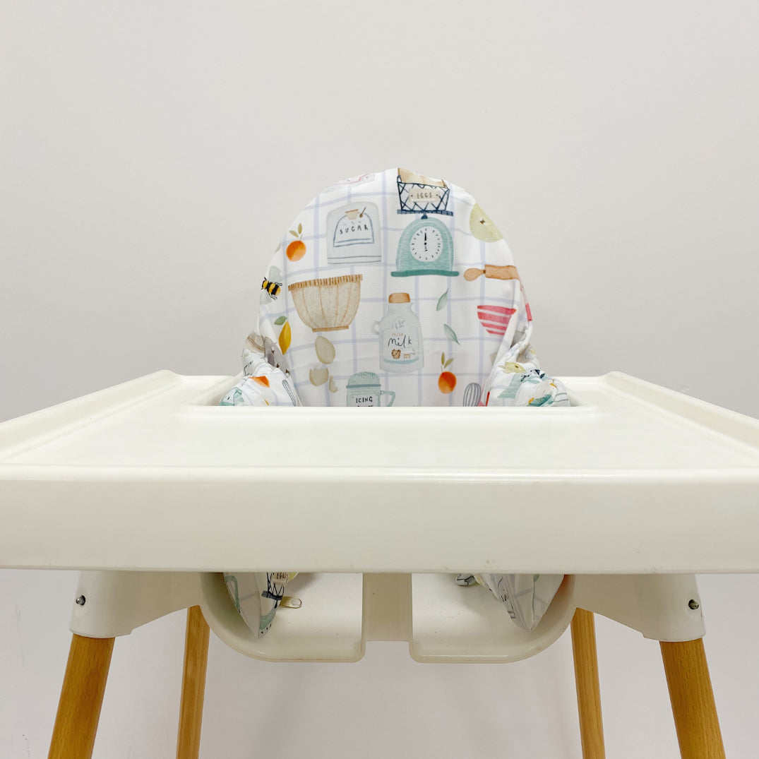 IKEA High Chair Cushion Cover - Baking with Mummy | Bobbin and Bumble.