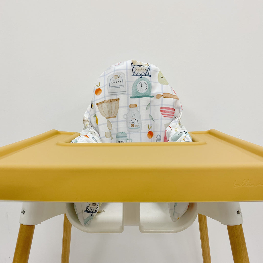 IKEA High Chair Cushion Cover - Baking with Mummy | Bobbin and Bumble.