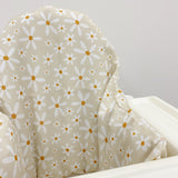 IKEA High Chair Cushion Cover - Cream Daisy Print | Bobbin and Bumble.