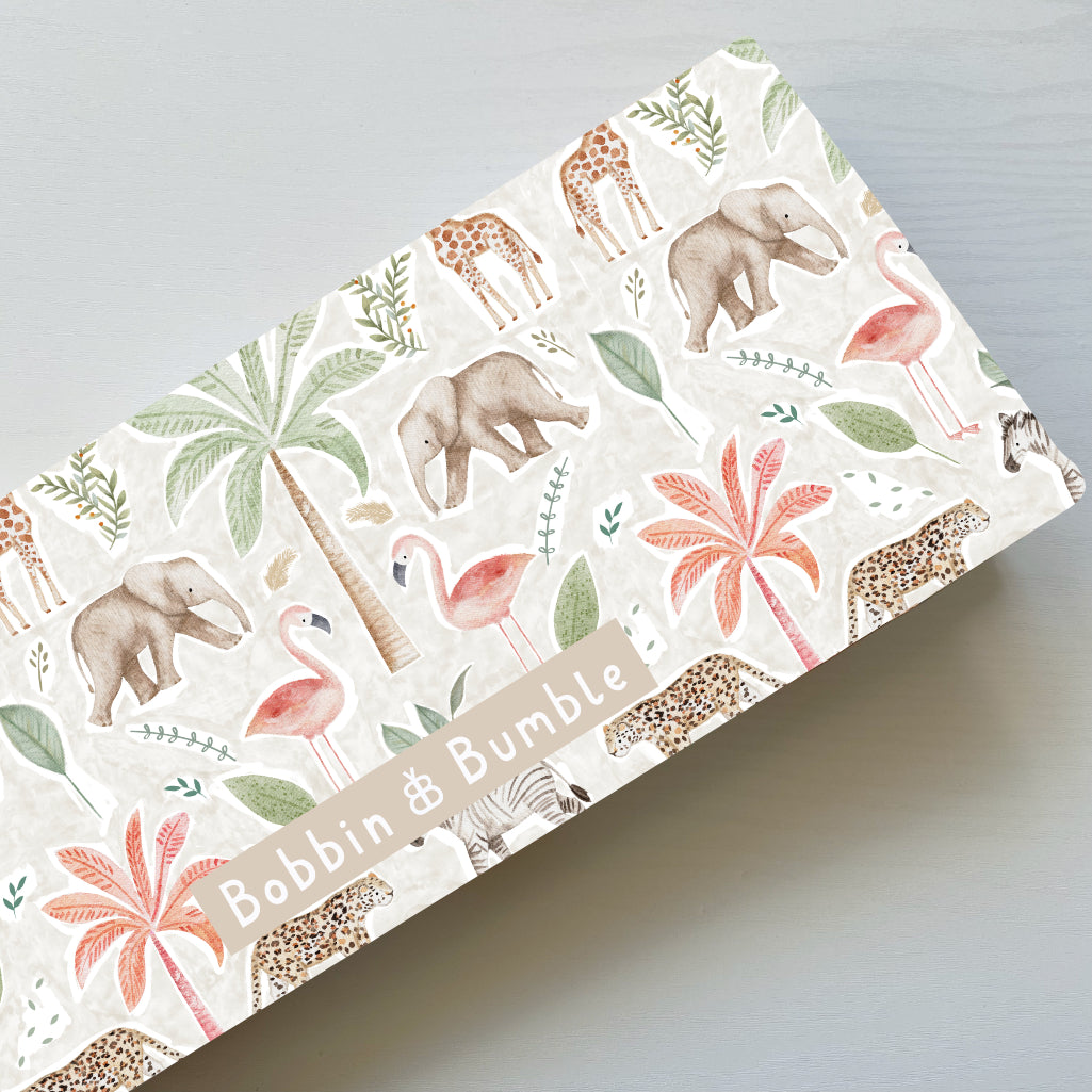 Folding Baby Changing Mat - Jungle Match | Bobbin and Bumble.